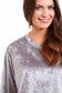 Luxurious Women's Soft Crushed Velvet Pyjama Set Comfortable Loungewear Stylish Nightwear with Elasticated Waistband Multiple Sizes Daisy Dreamer. Buy now for £15.00.
