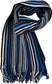 Luxury Men's Woven Stripe Design Long Scarf Warm Soft Acrylic Winter Fashion Accessory for Formal and Casual Wear Hypoallergenic by Sock Stack. Buy now for £7.00.