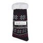 Men's Chunky Winter Lounge Slipper Socks with Non-Slip Grips Ultra-Soft Sherpa Flannel Fleece Lining Cozy Home Wear Sizes 39-46 by Sock Stack. Buy now for £8.00.
