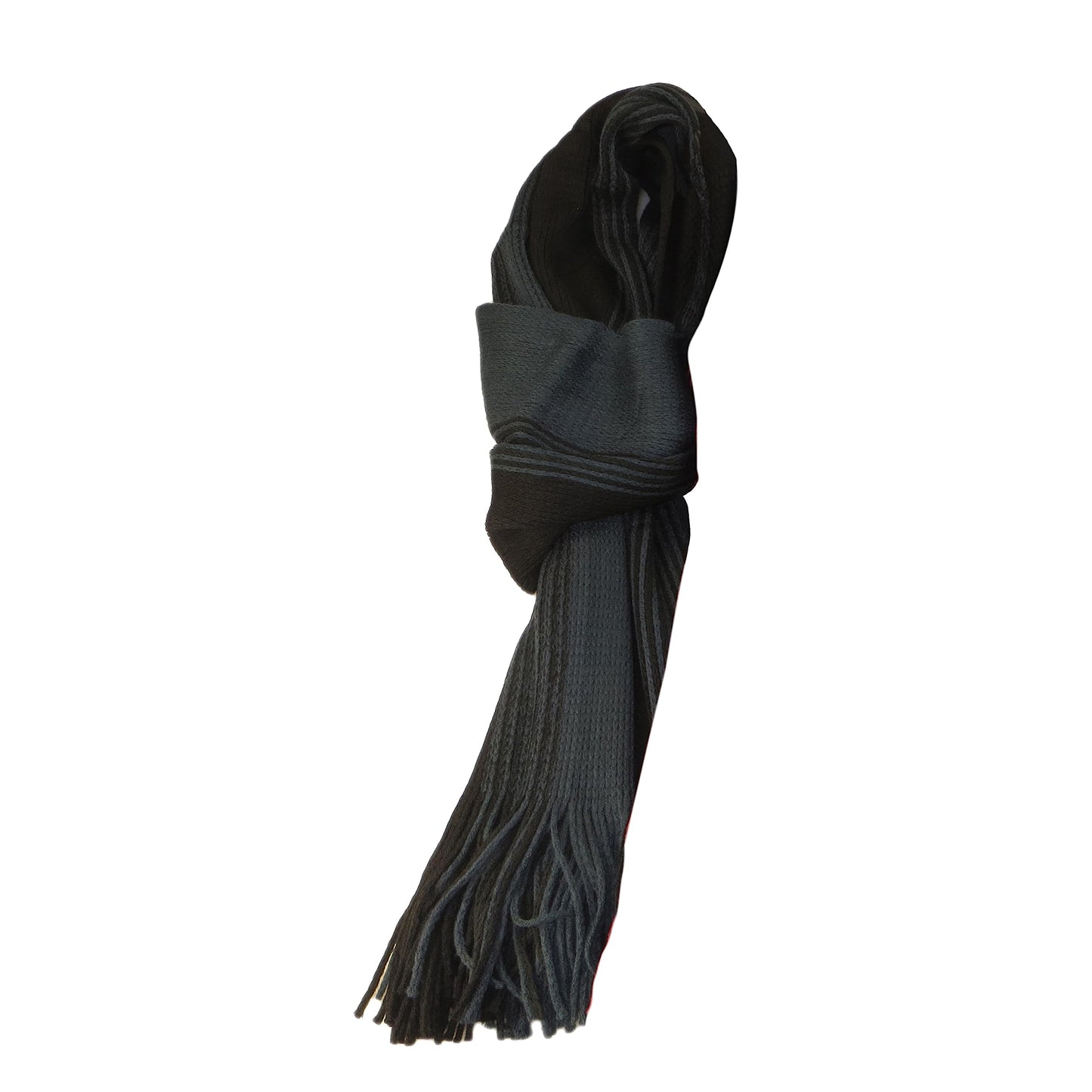 Men's Multi-Coloured Woven Stripe Thermal Winter Scarf Durable Lightweight Acrylic for Insulation and Comfort Casual and Formal Wear by Sock Stack. Buy now for £7.00.