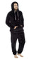 Men's Ultra-Soft Fleece Hooded Thermal Pyjama Set with Elastic Waist Cozy Loungewear Perfect for Winter and Indoor Relaxation by Daisy Dreamer. Buy now for £20.00.