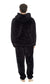 Men's Ultra-Soft Fleece Hooded Thermal Pyjama Set with Elastic Waist Cozy Loungewear Perfect for Winter and Indoor Relaxation by Daisy Dreamer. Buy now for £20.00.