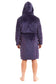 Men's Ultra-Soft Hooded Flannel Fleece Bathrobe Warm Plush Dressing Gown for Home Spa Gym Hotel by Daisy Dreamer. Buy now for £15.00.