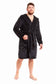 Men's Ultra-Soft Hooded Flannel Fleece Bathrobe Warm Plush Dressing Gown for Home Spa Gym Hotel by Daisy Dreamer. Buy now for £15.00.