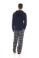 Men's Winter Hooded Check Fleece Pyjama Set Warm Cozy Nightwear with Stylish Check Bottoms in Multiple Sizes Ultimate Comfort by Sock Stack. Buy now for £20.00.