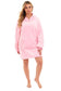 Oversized Hooded Blanket Sweatshirt Plush Sherpa Fur Grey Pink Giant Hoodie for Adults and Kids with Elastic Cuffs and Pocket by Daisy Dreamer. Buy now for £9.00.