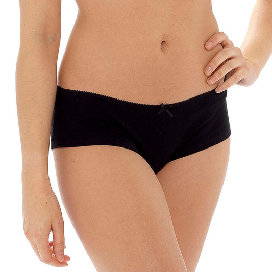 Pack of 10 Womens Cotton Briefs Comfortable Underwear Shorts with Stretch Waistband Assorted Styles Breathable Cotton Blend UK Sizes 12-18 by Daisy Dreamer. Buy now for £15.00.
