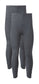 Pack of 2 Mens Thermal Long Johns Trousers Durable Warm Baselayer for Running Hiking Outdoor Sports Workwear Small to XXL Black Grey Navy by Heatwave Thermalwear. Buy now for £10.00.