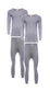 Pack of 2 Men's Thermal Underwear Set Long Sleeve Top and Long Johns for Running Hiking and Workwear Insulating Yarn by Heatwave Thermalwear. Buy now for £20.00.