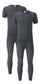 Pack of 2 Mens Thermal Underwear Set Top and Bottom Warm Baselayer for Winter Outdoor Sports in Black Grey Navy White Small to Large by Heatwave Thermalwear. Buy now for £18.00.