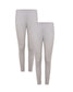 Pack of 2 Womens Thermal Pants Advanced Insulating Yarn Cotton Rich Ribbed Comfort Fit for Running Hiking Workwear in White Grey Black by Heatwave Thermalwear. Buy now for £10.00.