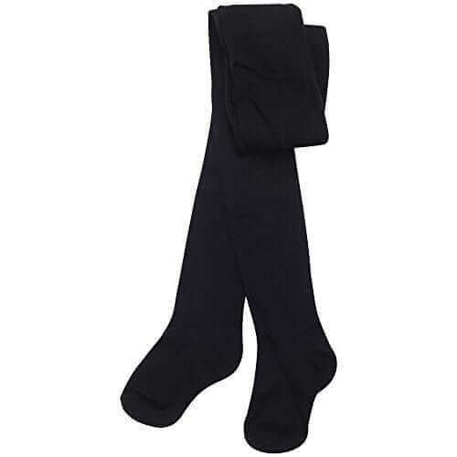 Pack of 3 Girls Soft Cotton Lycra School Leggings Durable Comfortable Tights with Sculpted Heels and Toes in Classic School Colors Multiple Sizes by Sock Stack. Buy now for £9.00.