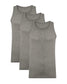Pack of 3 Mens Fitted Cotton Vests Comfortable Versatile Breathable Hypoallergenic in White Black Grey Ideal for Layering All Seasons by Sock Stack. Buy now for £7.00.
