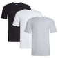 Pack of 3 Men's Plain T-Shirts Soft Breathable Cotton Polyester Blend Short Sleeve Tees Versatile Classic Colors by Sock Stack. Buy now for £10.00.