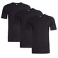 Pack of 3 Men's Plain T-Shirts Soft Breathable Cotton Polyester Blend Short Sleeve Tees Versatile Classic Colors by Sock Stack. Buy now for £10.00.