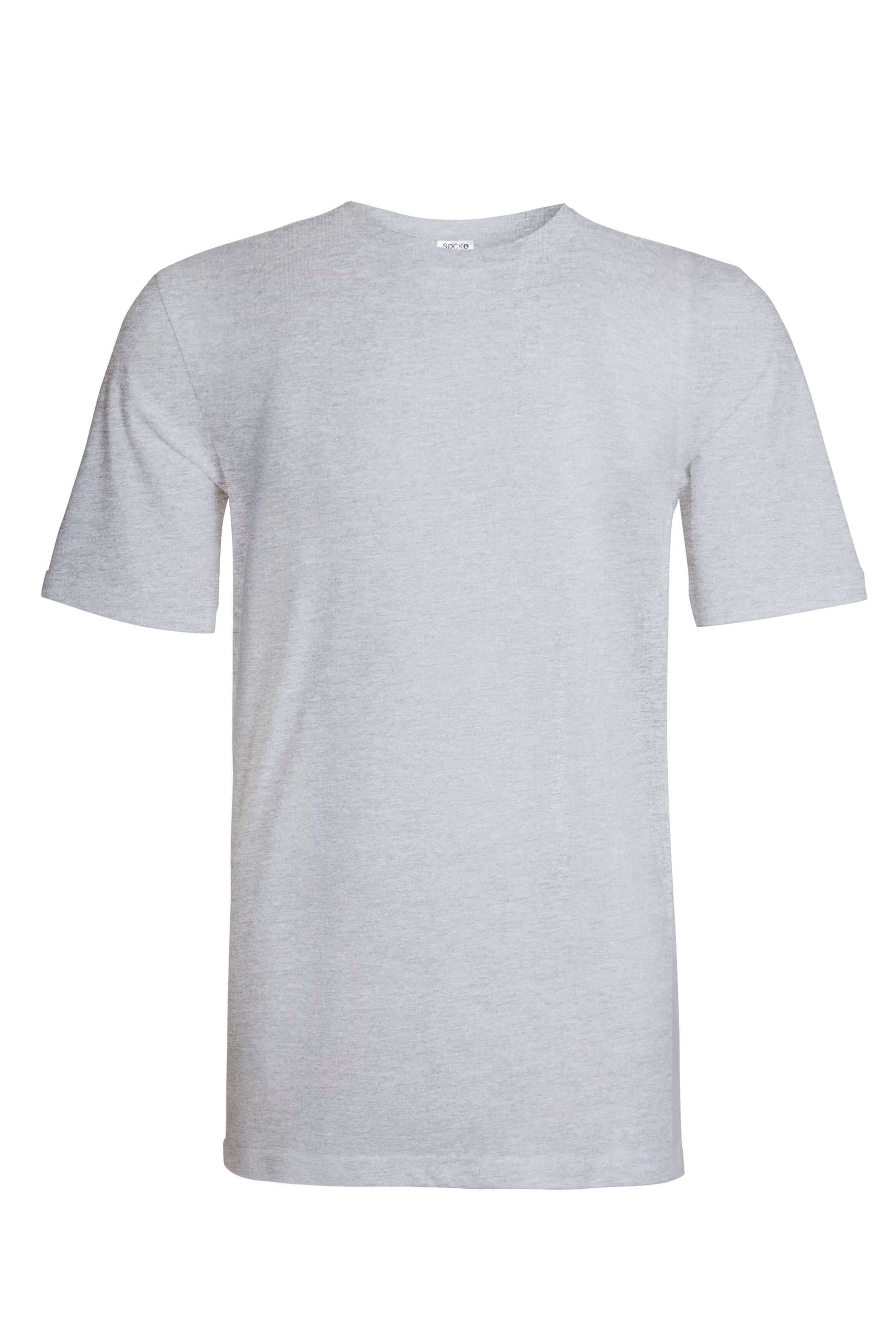 Pack of 3 Men's Plain T-Shirts Soft Breathable Cotton Polyester Blend Short Sleeve Tees Versatile Classic Colors by Sock Stack. Buy now for £10.00.