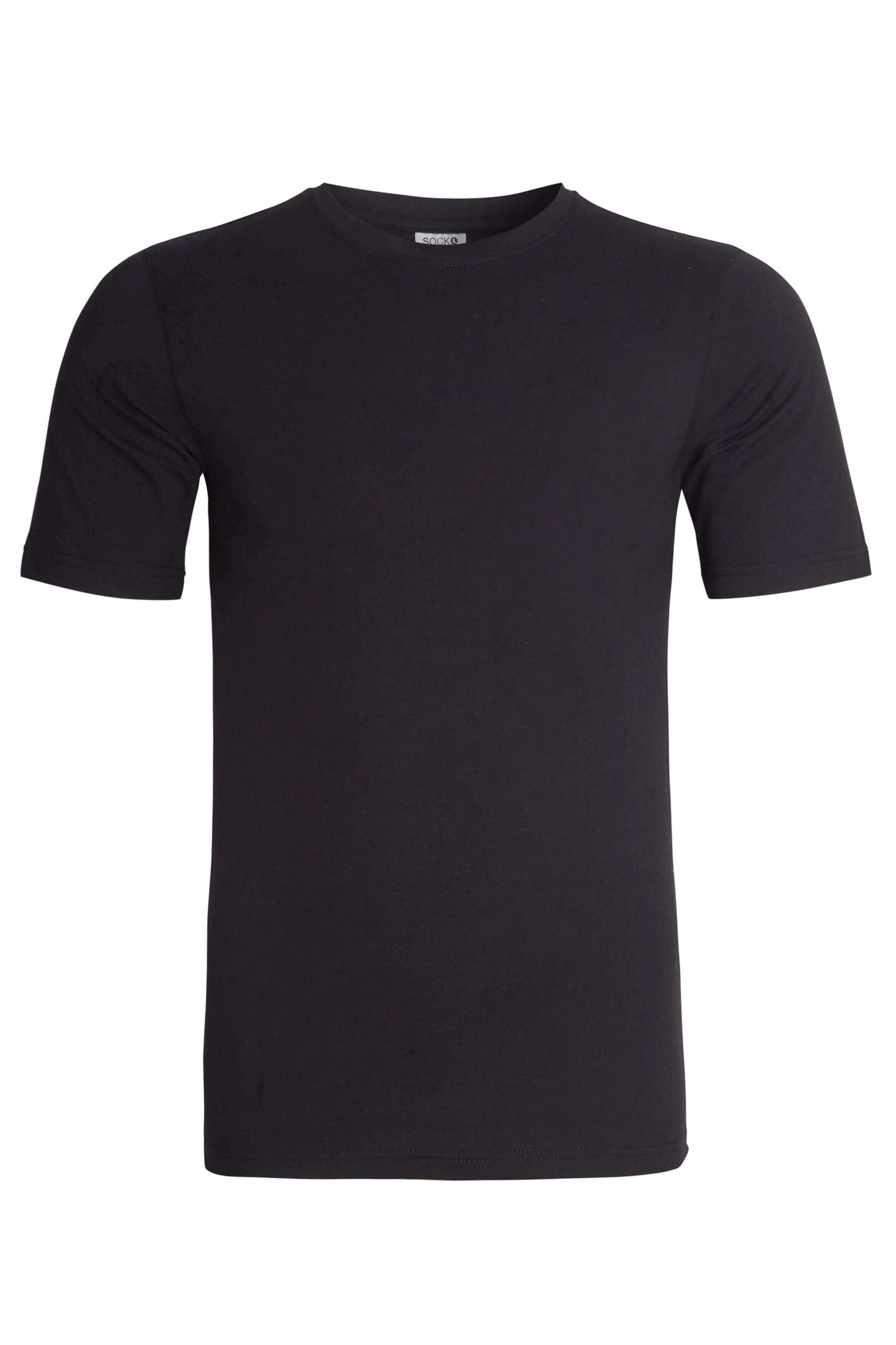 Pack of 3 Men's Plain T-Shirts Soft Breathable Cotton Polyester Blend Short Sleeve Tees Versatile Classic Colors by Sock Stack. Buy now for £10.00.
