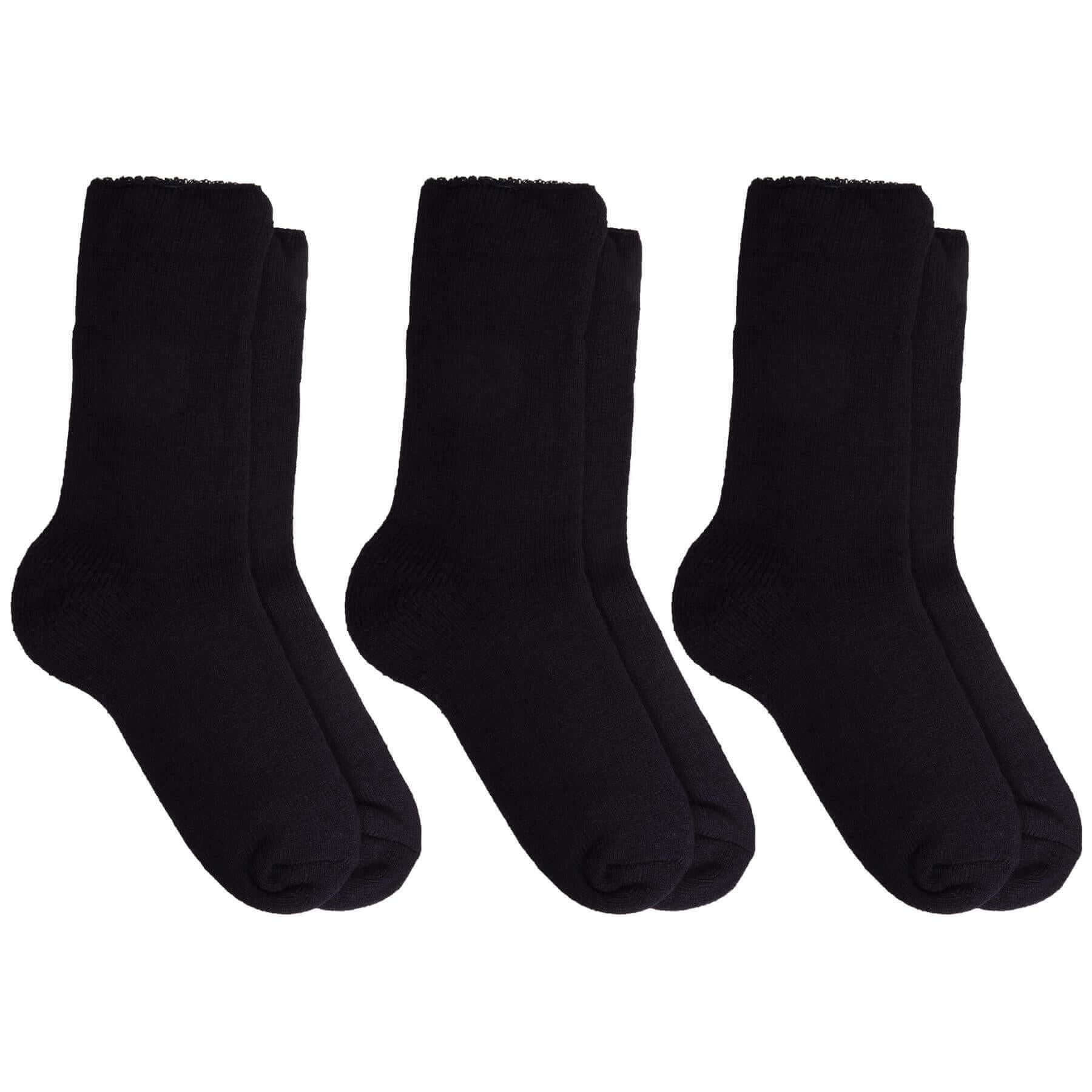 Pack of 3 Womens Thermal Hot Socks Heavy Duty Insulated Boot Socks 2.3 Tog for Winter Hiking UK 4-7 by Heatwave Thermalwear. Buy now for £8.00.