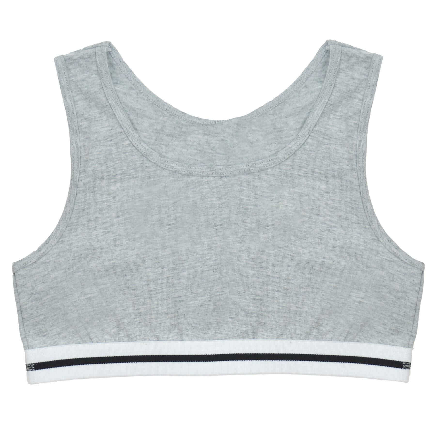 Pack of 4 Girls Seamless Sports Bralettes Racer Back Crop Top Training Bra Comfortable Stretchy Yoga Vest for Kids and Teens Ultimate Support by Daisy Dreamer. Buy now for £13.00.