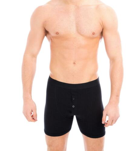 Pack of 5 Men's Cotton Boxer Shorts Button Fly Breathable Stretchy Classic Trunks Premium Comfort Everyday Wear Gym Sports Sock Stack. Buy now for £10.00.
