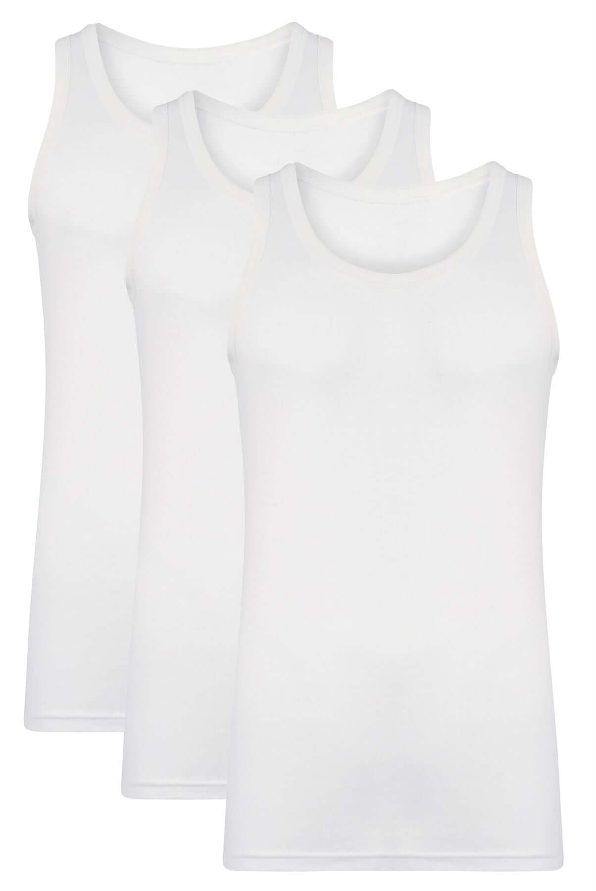 Pack of 6 Men's 100% Cotton Vests Comfortable Fitted Stretch Gym Muscle Tops Multiple Colours and Sizes S-XXL by Sock Stack. Buy now for £10.00.