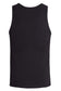 Pack of 6 Men's Cotton Blend Gym Muscle Vests Fitted Lightweight Comfortable Breathable Summer Wear Sizes S to XXL Available in Black Grey Navy White by Sock Stack. Buy now for £10.00.