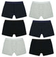 Pack of 6 Men's Cotton Rich Comfort Fit Boxer Trunk Underwear Breathable Stretch Waistband Soft Plain Boxers Multiple Sizes by Sock Stack. Buy now for £9.00.