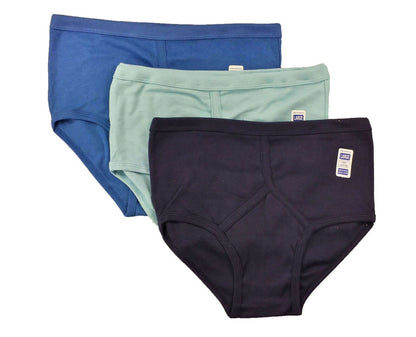 Pack of 6 Men's Cotton Y Front Briefs Comfortable Breathable Underwear with Soft Stretch Waistband Hypoallergenic Durable by Sock Stack. Buy now for £9.00.