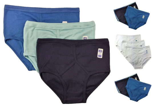 Pack of 6 Men's Cotton Y Front Briefs Comfortable Breathable Underwear with Soft Stretch Waistband Hypoallergenic Durable by Sock Stack. Buy now for £9.00.
