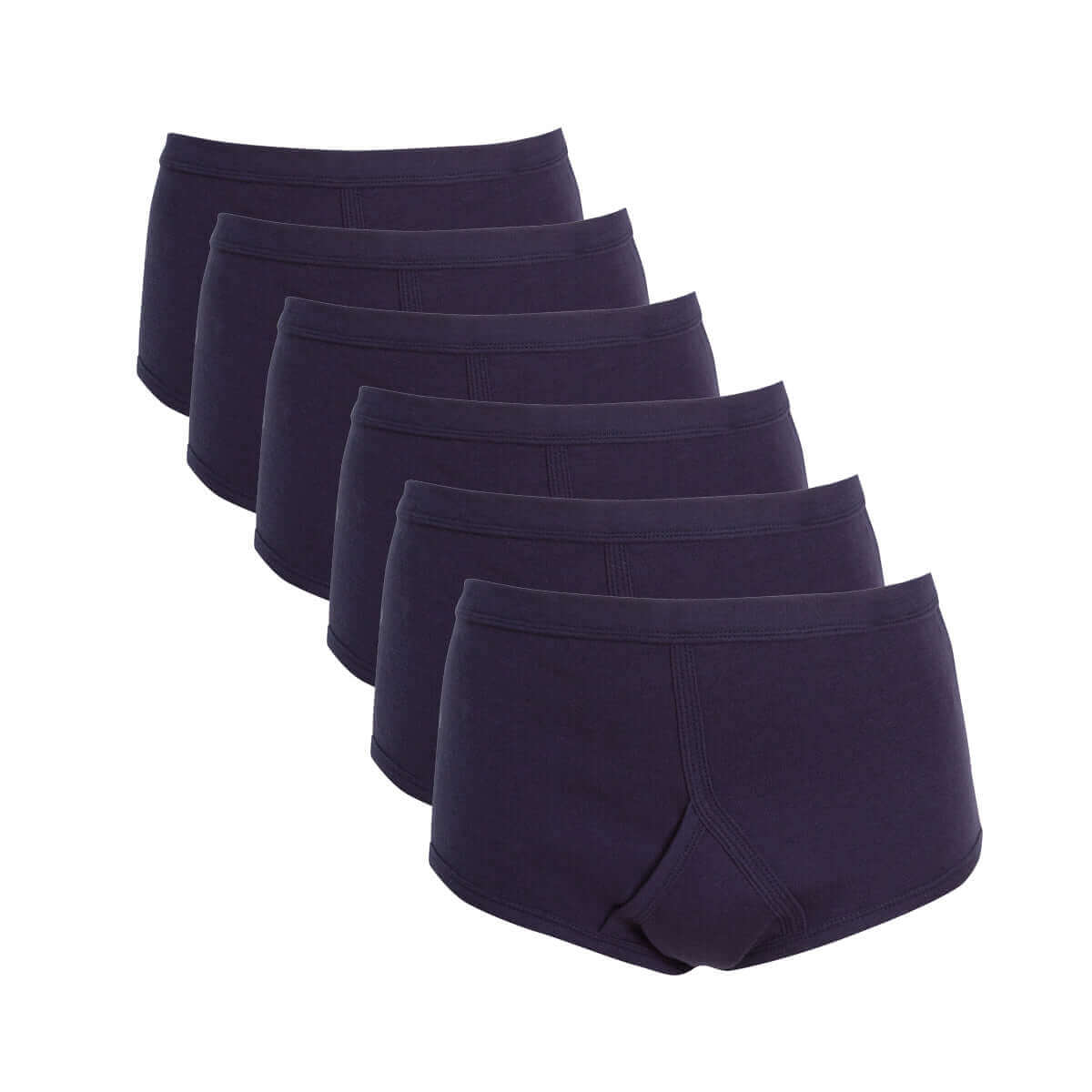 Pack of 6 Mens Cotton Y Front Underpants Breathable Sports and Everyday Wear Various Sizes and Colours Moisture Wicking Comfort by Sock Stack. Buy now for £13.00.