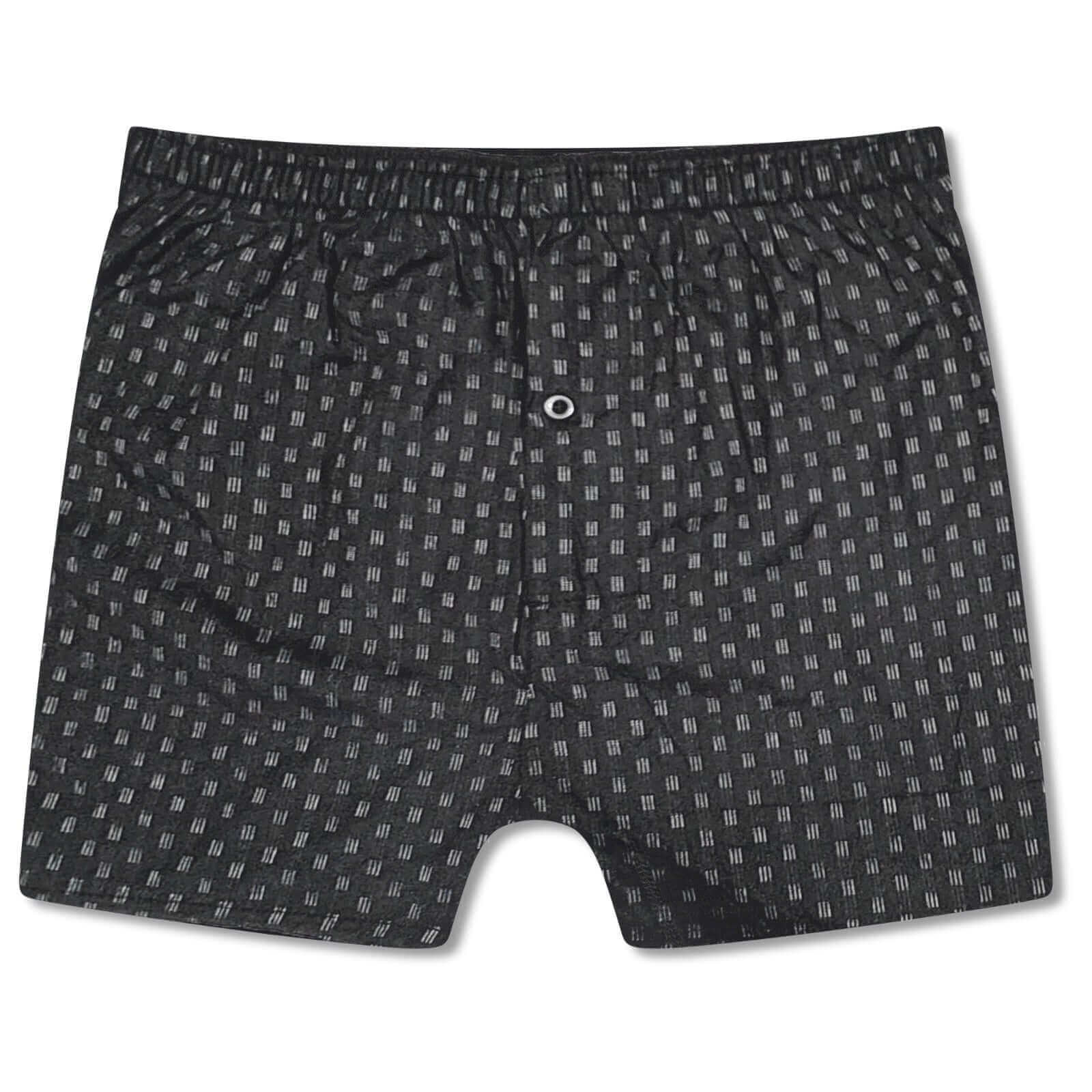 Pack of 6 Mens Loose Fit Woven Boxers with Comfort Waistband in Soft Cotton Blend Multiple Sizes and Colors Breathable Durable MB01 by Sock Stack. Buy now for £8.00.
