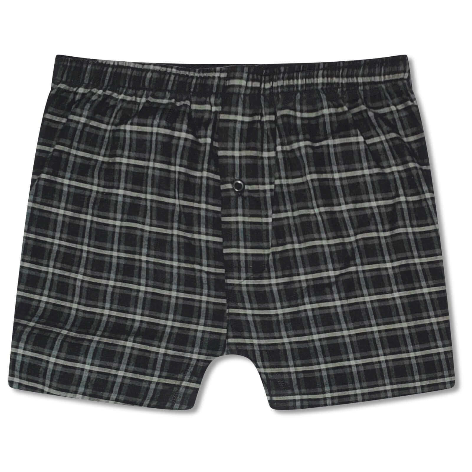 Pack of 6 Mens Loose Fit Woven Boxers with Comfort Waistband in Soft Cotton Blend Multiple Sizes and Colors Breathable Durable MB01 by Sock Stack. Buy now for £8.00.