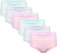 Pack of 6 Women's 100% Cotton Super Soft Maxi Briefs Full Coverage Breathable Everyday Underwear Assorted Colors Regular Plus Sizes by Sock Stack. Buy now for £8.00.