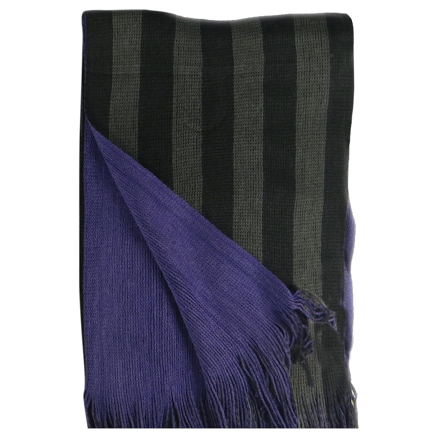 Reversible Stripe Design Men's Scarves Soft Woven Acrylic Fabric Winter Accessory Stylish for Casual and Formal Outfits 3 Colour Options Sock Stack. Buy now for £7.00.