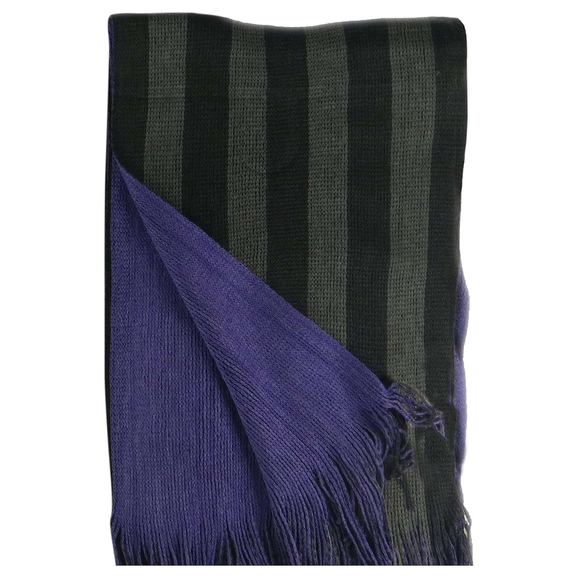 Reversible Stripe Design Men's Scarves Soft Woven Acrylic Fabric Winter Accessory Stylish for Casual and Formal Outfits 3 Colour Options Sock Stack. Buy now for £7.00.