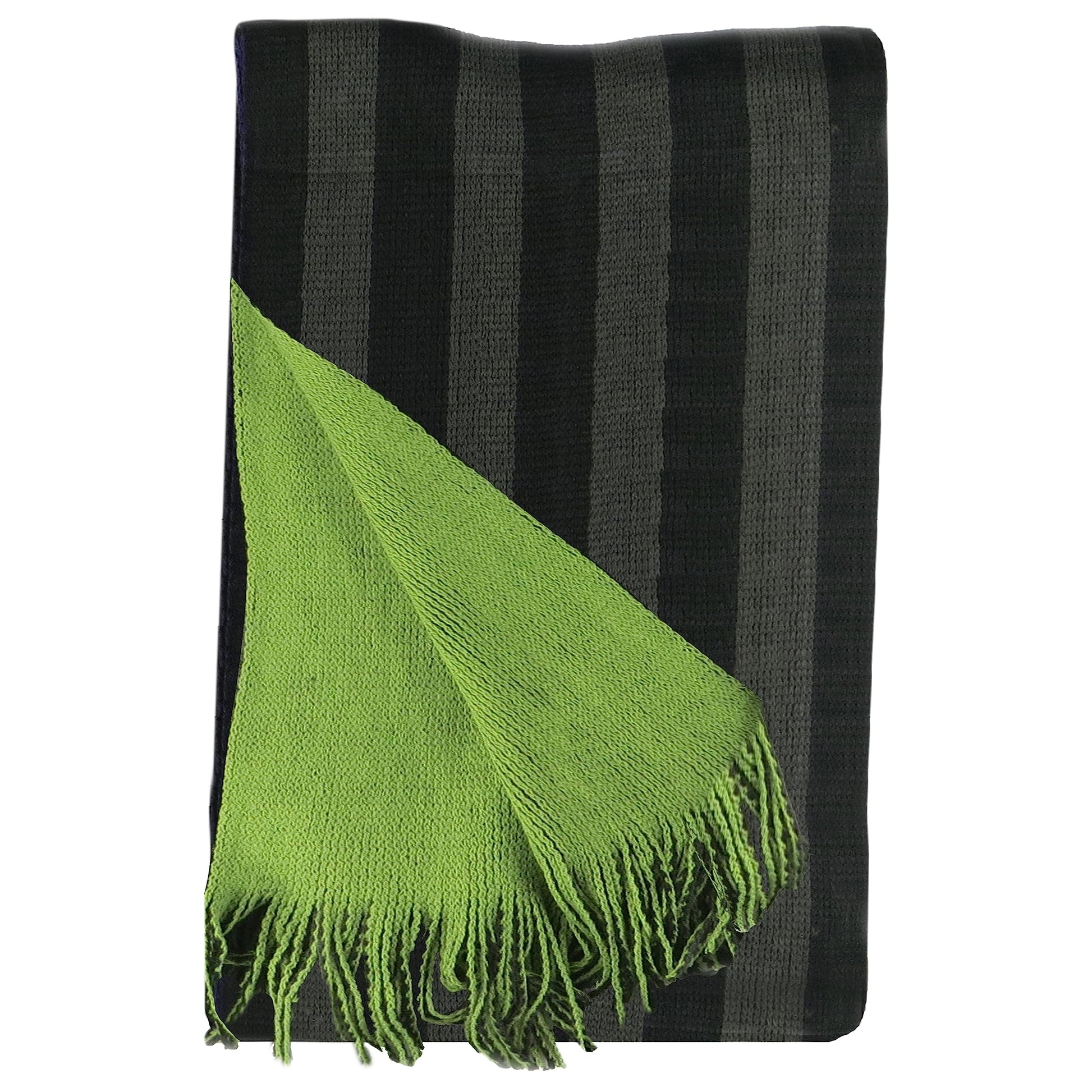 Reversible Stripe Design Men's Scarves Soft Woven Acrylic Fabric Winter Accessory Stylish for Casual and Formal Outfits 3 Colour Options Sock Stack. Buy now for £7.00.