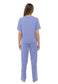 Super Soft Women's Jersey Marl Loungewear Pyjama Set Comfortable Fit Pants Trendy Design Ideal for All Seasons Blue or Grey by Daisy Dreamer. Buy now for £15.00.