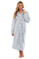 Ultra Soft Velvet Touch Women's Hooded Fleece Bathrobes Cozy Plush Snuggle Dressing Gowns for Lounging Spa Gym Hotel Multiple Sizes and Colors by Daisy Dreamer. Buy now for £25.00.