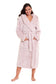 Ultra Soft Velvet Touch Women's Hooded Fleece Bathrobes Cozy Plush Snuggle Dressing Gowns for Lounging Spa Gym Hotel Multiple Sizes and Colors by Daisy Dreamer. Buy now for £25.00.