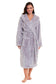 Ultra Soft Velvet Touch Women's Hooded Fleece Bathrobes Cozy Plush Snuggle Dressing Gowns for Lounging Spa Gym Hotel Multiple Sizes and Colors by Daisy Dreamer. Buy now for £25.00.