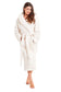Ultra Soft Velvet Touch Women's Hooded Fleece Bathrobes Cozy Plush Snuggle Dressing Gowns for Lounging Spa Gym Hotel Multiple Sizes and Colors by Daisy Dreamer. Buy now for £25.00.