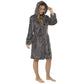Ultra-Soft Women's Hooded Fleece Bathrobe with Zip Closure Warm Plush Dressing Gown for Home Spa Gym Multiple Colors and Sizes Cozy Loungewear by Daisy Dreamer. Buy now for £22.00.