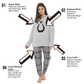 Ultra Soft Women's Teddy Fleece Pyjama Set Cozy Penguin Design Super Warm Sleepwear with Elasticated Waistband for Cold Nights by Daisy Dreamer. Buy now for £20.00.