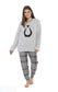 Ultra Soft Women's Teddy Fleece Pyjama Set Cozy Penguin Design Super Warm Sleepwear with Elasticated Waistband for Cold Nights by Daisy Dreamer. Buy now for £20.00.
