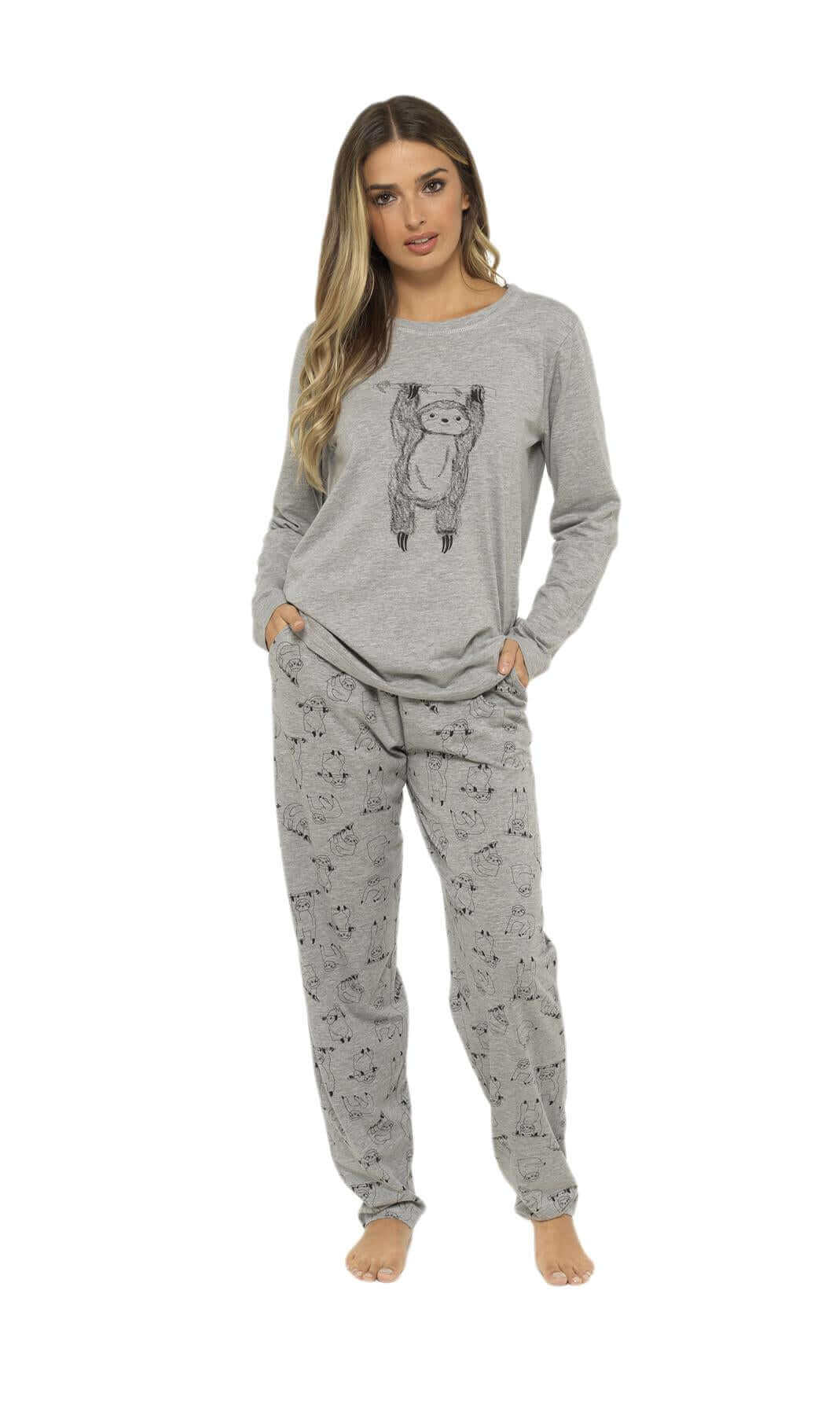 Women's 100 Pure Cotton Soft Pyjama Set with Elasticated Patterned Bottoms Ultimate Nightwear and Cosy Loungewear Multiple Sizes by Daisy Dreamer. Buy now for £15.00.