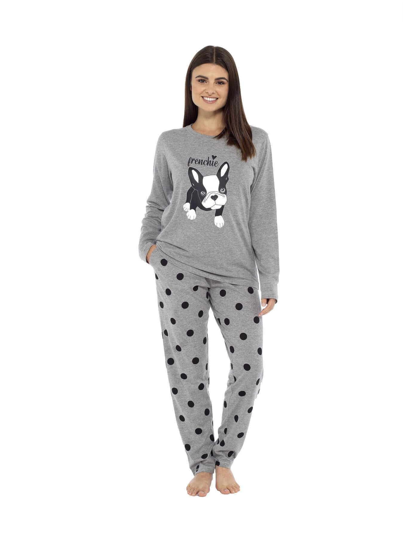 Women's 100 Pure Cotton Soft Pyjama Set with Elasticated Patterned Bottoms Ultimate Nightwear and Cosy Loungewear Multiple Sizes by Daisy Dreamer. Buy now for £15.00.