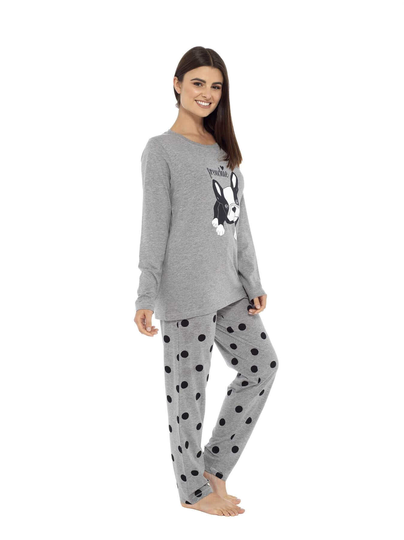 Women's 100 Pure Cotton Soft Pyjama Set with Elasticated Patterned Bottoms Ultimate Nightwear and Cosy Loungewear Multiple Sizes by Daisy Dreamer. Buy now for £15.00.