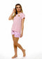 Women's Cotton Sausage Dog Print T Shirt and Shorts Pyjama Set for Summer by Daisy Dreamer Cozy Sleepwear Loungewear Gift for Dog Lovers Multiple Sizes. Buy now for £10.00.