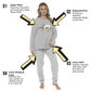 Women's Cozy Sloth Teddy Fleece Pyjama Set Super Soft Warm Loungewear Sleepwear with Trendy Design and Comfortable Fit Pants Perfect for Cold Nights Multiple Sizes by Daisy Dreamer. Buy now for £20.00.