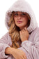 Women's Oversized Plush Hooded Poncho Blanket Cozy Fleece Hoodie with Fur Hood Ideal for Lounging Camping Outdoor Warmth by Daisy Dreamer. Buy now for £21.00.